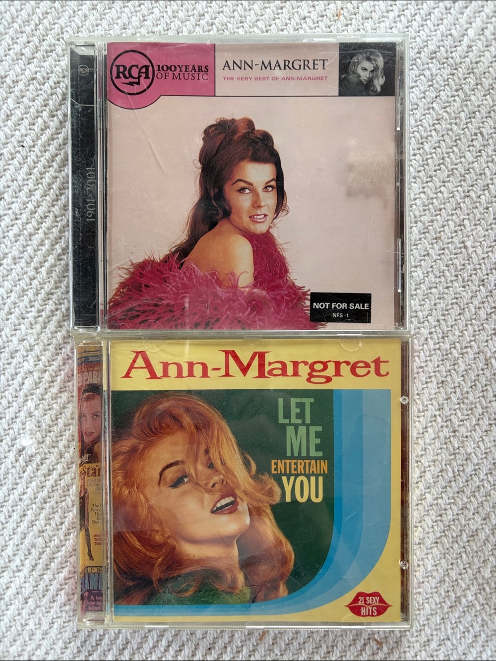Vintage Ann-Margret - 2 CDs - Rare Promo and 21 Sexy Hits w/Photos & Background